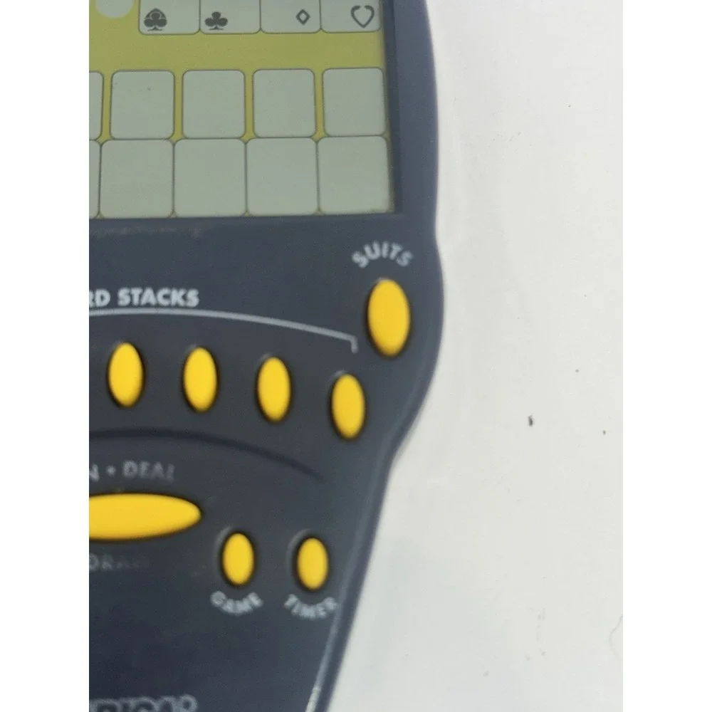 Radica Solitaire Handheld Game 1999 Klondike Scoring Big Screen